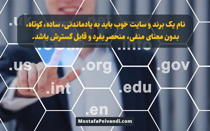 ویژگی نام برند و دامنه سایت